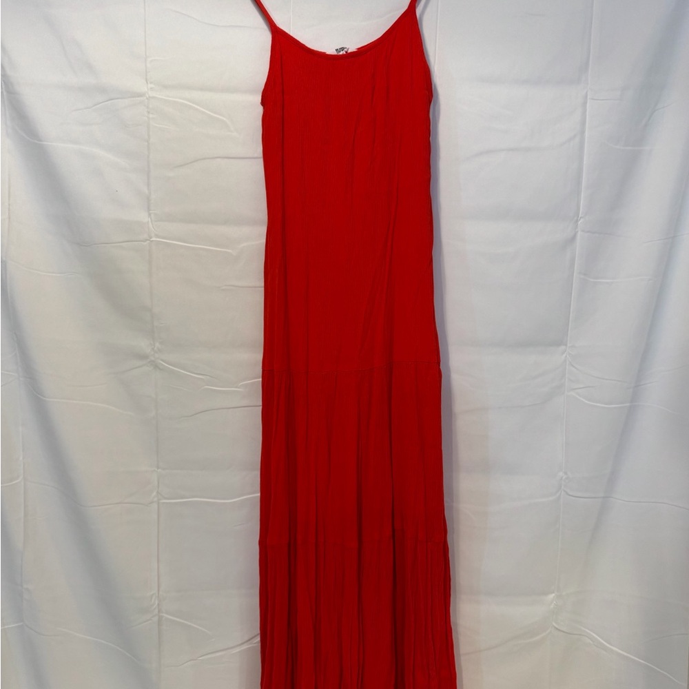BB Dakota Red Spaghetti-Strap Maxi Dress
